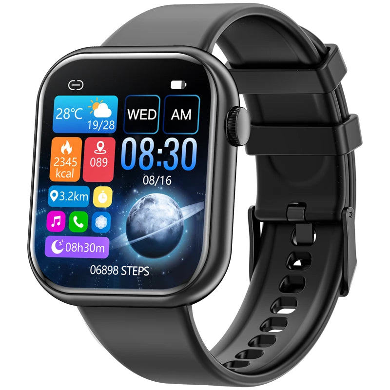 Karchilor 2024 Men'S Smartwatch Bluetooth Call Women'S 1.85 High-Definition Screen Sports Watch Suitable For Android Ios