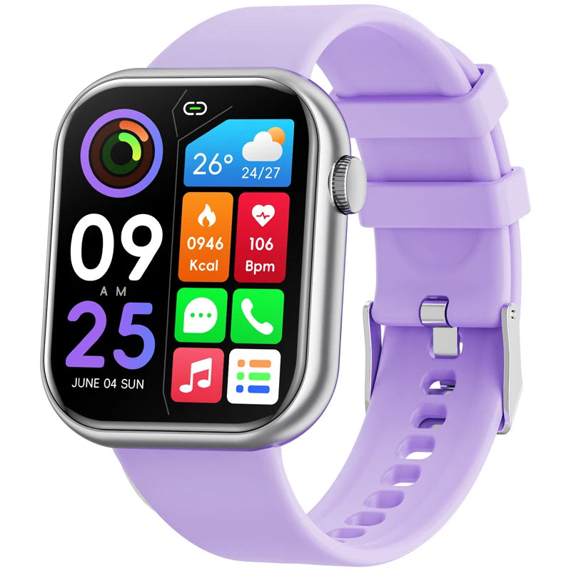 Karchilor 2024 Men'S Smartwatch Bluetooth Call Women'S 1.85 High-Definition Screen Sports Watch Suitable For Android Ios