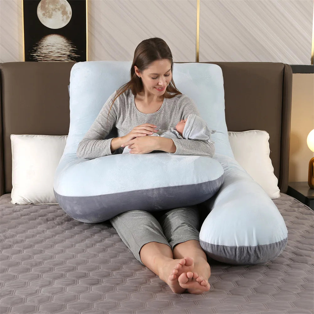 PANGDUBE Pregnancy Pillow – Full Body Support for Sleeping, Nursing & Comfort