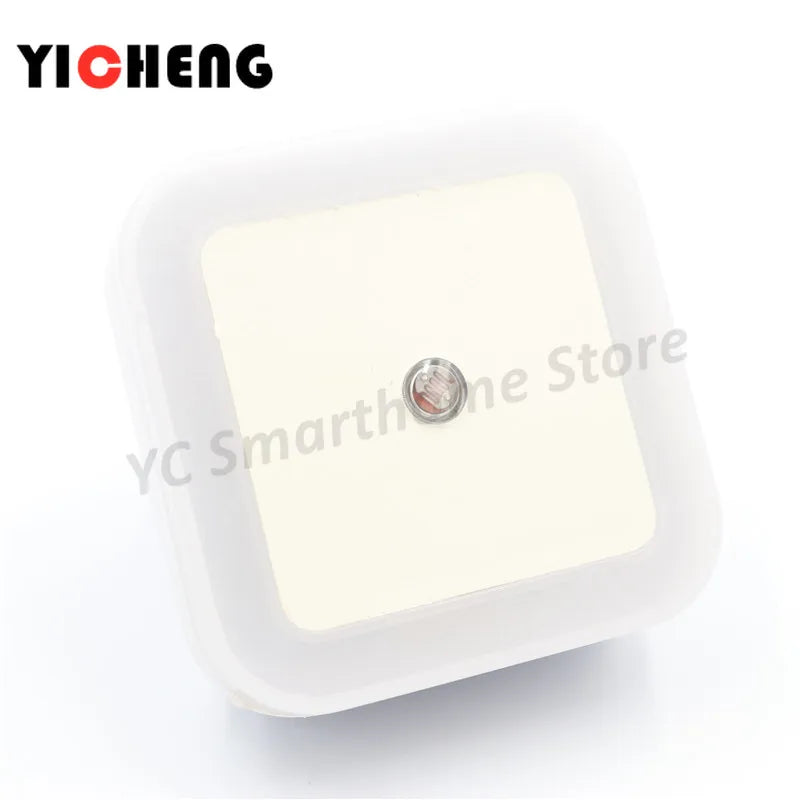 Intelligent LED Induction Night Lamp – Modern Square Ring Design for Home Décor and Ambient Lighting