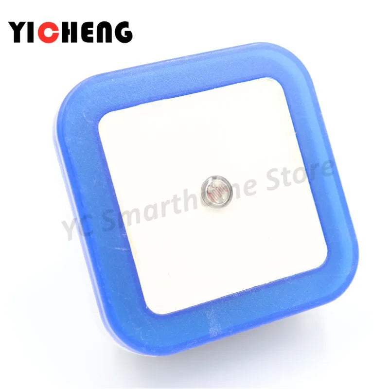 Intelligent LED Induction Night Lamp – Modern Square Ring Design for Home Décor and Ambient Lighting