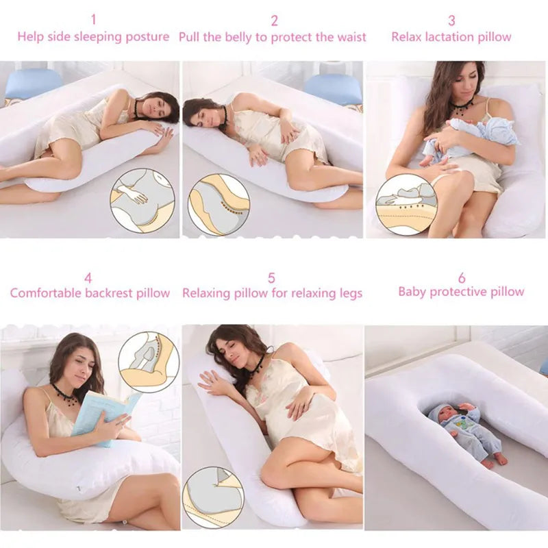 PANGDUBE Pregnancy Pillow – Full Body Support for Sleeping, Nursing & Comfort