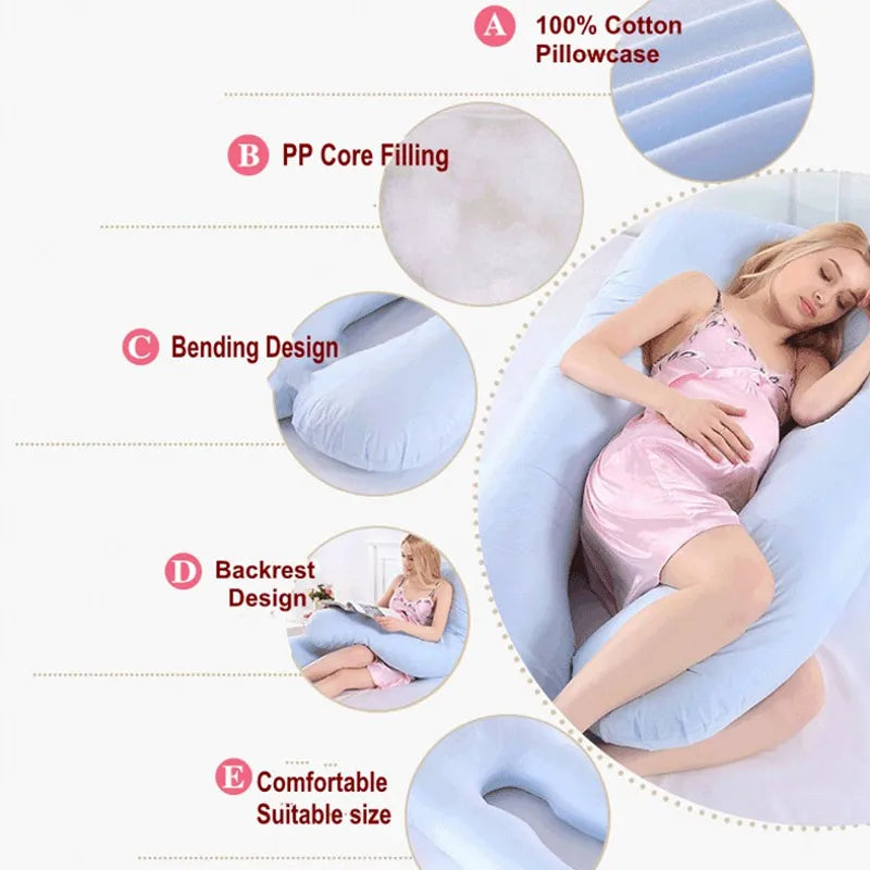 PANGDUBE Pregnancy Pillow – Full Body Support for Sleeping, Nursing & Comfort