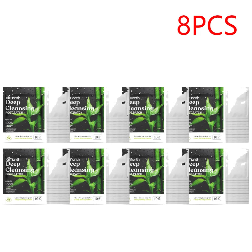 Natural Herbal Detox Foot Patches – 10-100PCS with Wormwood & Artemisia for Body Cleansing & Stress Relief