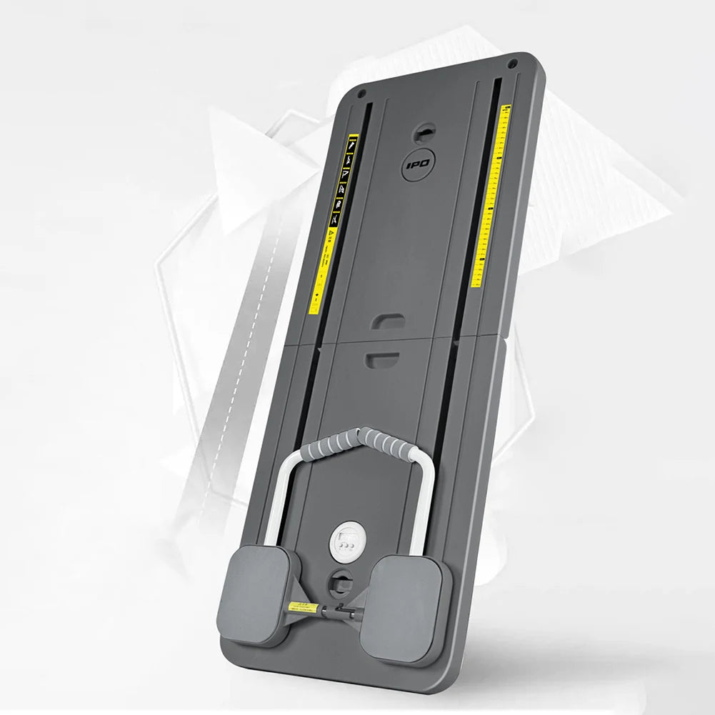 Multifunctional Fitness Board Abdominal Board Non Slip Workout Board with Timer Push Up Board Foldable Home Gym Equipment