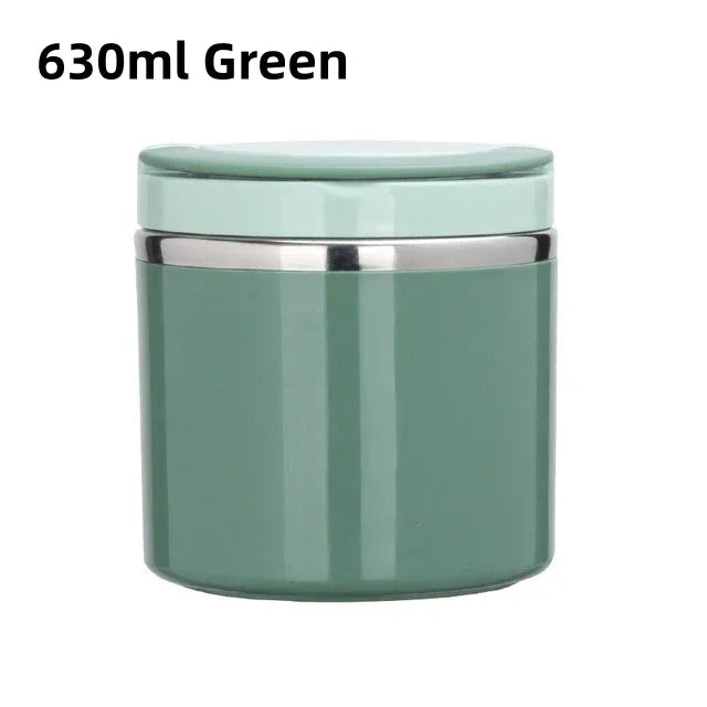 Stainless Steel Food Thermal Jar – 630/1000ml Insulated Lunch Container for Hot and Cold Meals