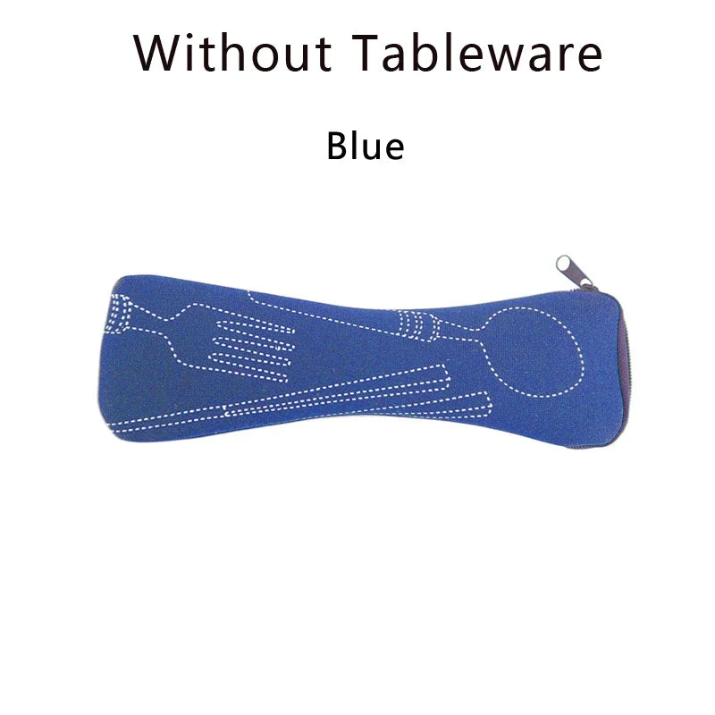 Portable Tableware Storage Bag – Travel Cutlery Pouch for Fork, Spoon, Knife (Without Tableware)