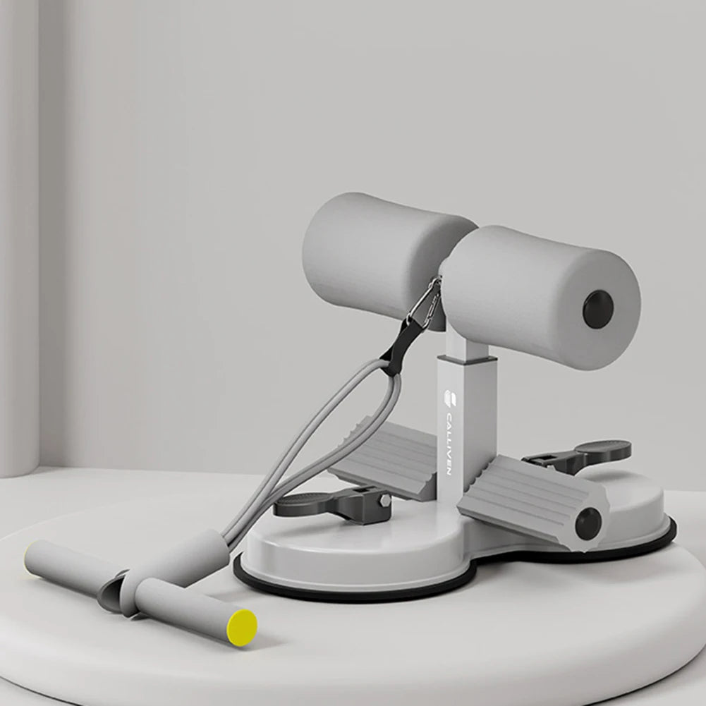 Workout Abs Trainer with 2 Suction Cups Self-Suction Abs Machine 3 Gear Height Multifunctional Non-Slip Fitness Beauty Equipment