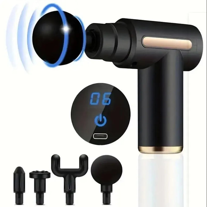 Mini Muscle Massage Gun – Portable Deep Tissue Percussion Massager for Body, Back, Neck, and Legs