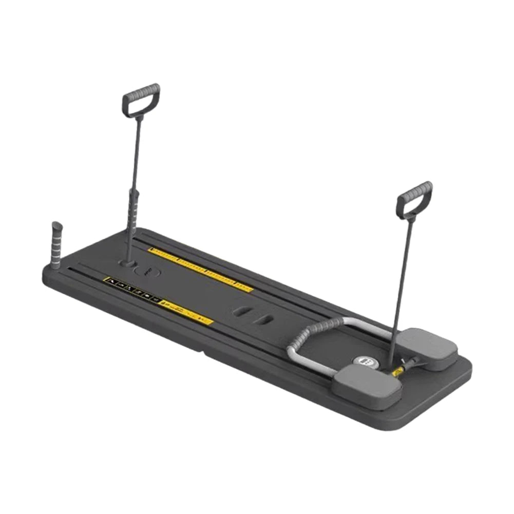 Multifunctional Fitness Board Abdominal Board Non Slip Workout Board with Timer Push Up Board Foldable Home Gym Equipment