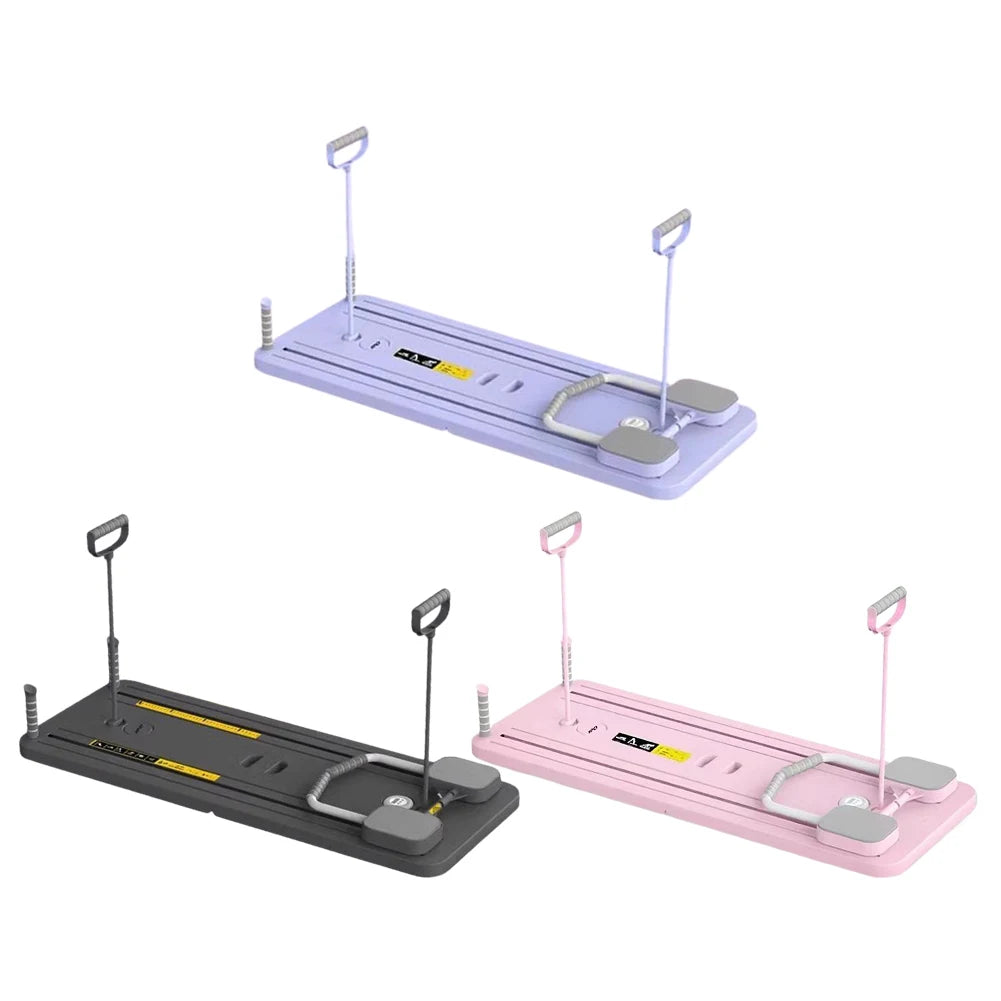 Multifunctional Fitness Board Abdominal Board Non Slip Workout Board with Timer Push Up Board Foldable Home Gym Equipment