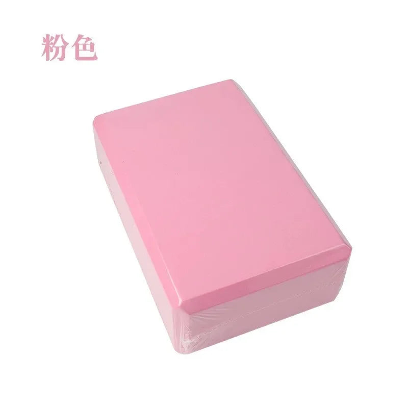 1pc High Density Yoga Foam Blocks Non-slip Solid Color Yoga Balance Fitness Dance Supplies For Yoga Pilates And Meditation