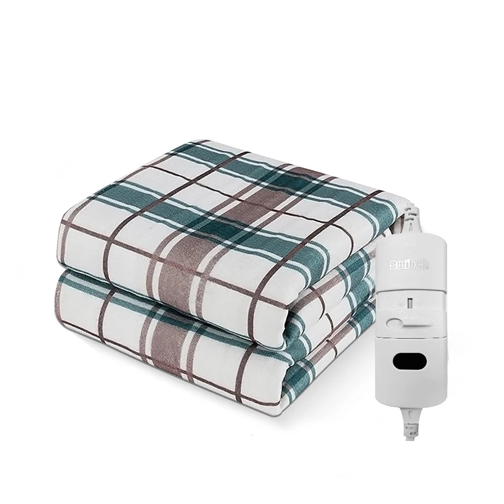 Electric Heating Blanket – Automatic Thermostat Double Body Warmer Bed Mattress Pad (EU Plug, 220V)