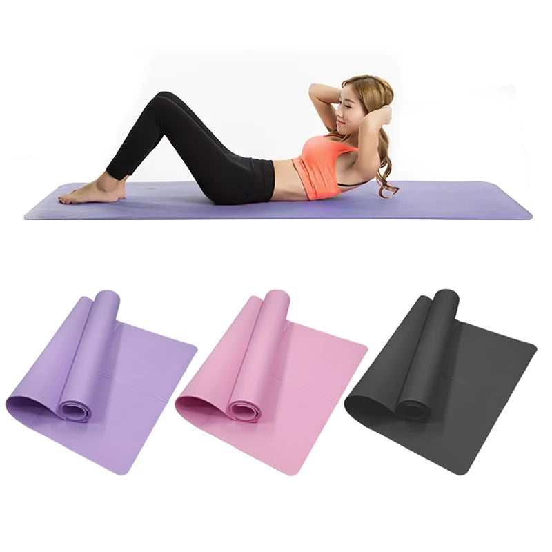 4MM Thick EVA Yoga Mat – Anti-Slip, Lightweight, and Perfect for Fitness, Pilates, and Exercise
