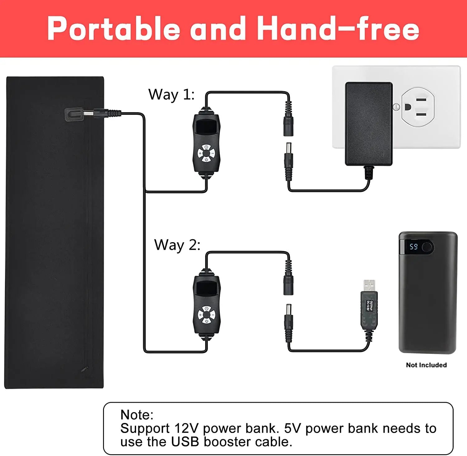 Red & Infrared Light Therapy Belt – 850nm & 660nm LED Slimming Waist Wrap & Heat Pad for Fat Burning & Full Body Care