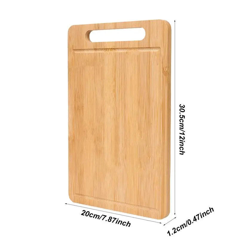 Double-Sided Wooden Chopping &amp; Serving Board – Thick, Durable & Versatile