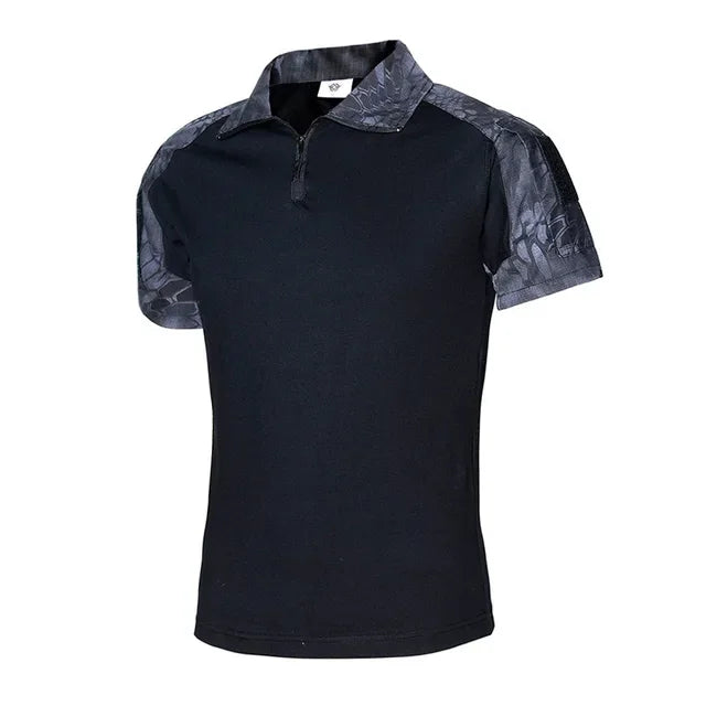 Camouflage Military Tactical Shirt Men's Quick Drying Outdoor Hunting Army Tee