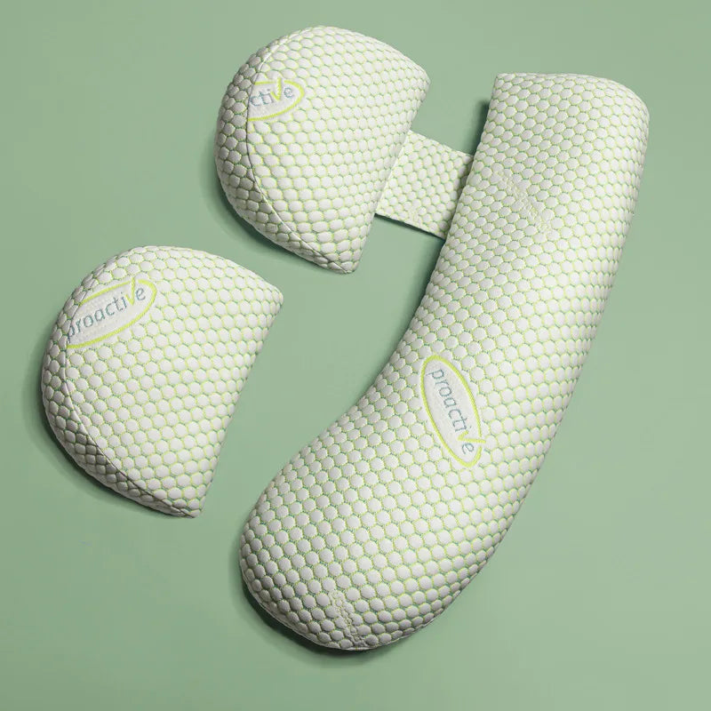U-Shaped Soft Pregnancy Pillow – Full Lumbar and Side Sleep Support for Expecting Mothers
