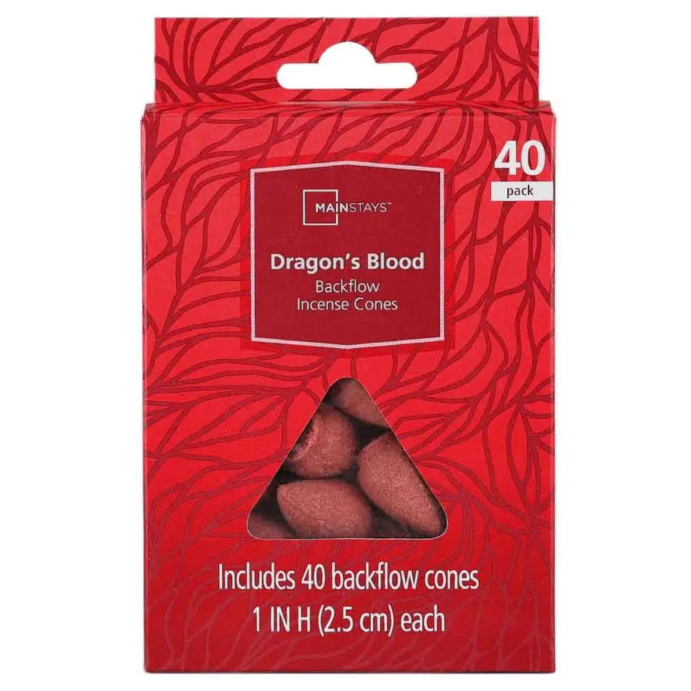 8 Pack Backflow Incense Cones Dragon Blood Aromatherapy Relaxation Meditation 40 Cones Unique Smoke Effect Safe Indoor Use
