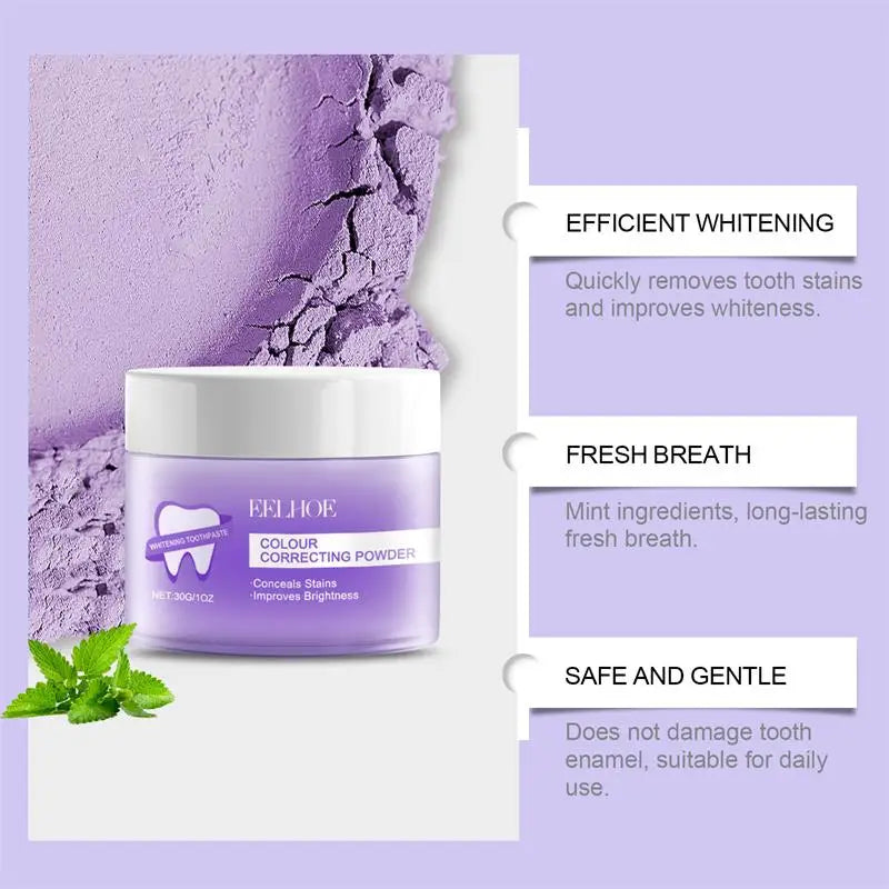 5 Days Teeth Whitening Powder – Removes Plaque, Stains & Dental Calculus for a Brighter, Fresher Smile