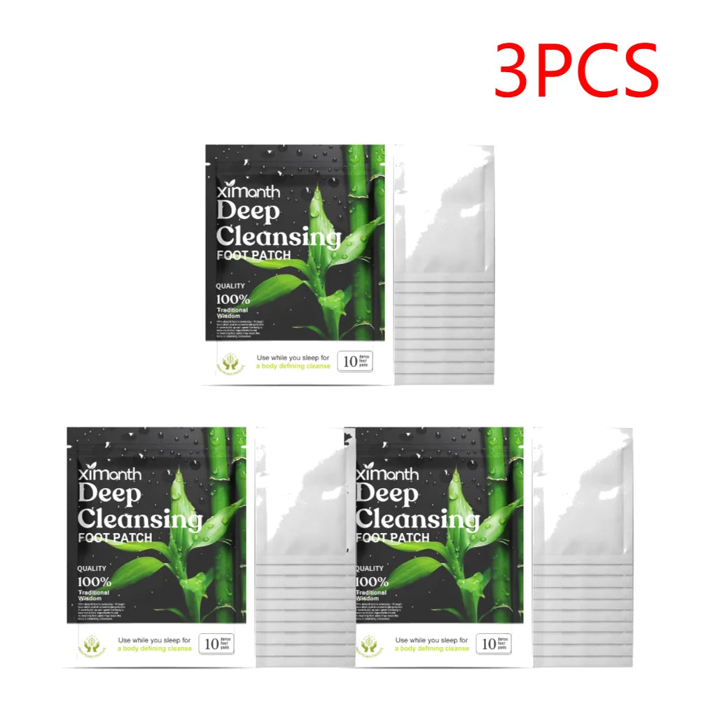 Natural Herbal Detox Foot Patches – 10-100PCS with Wormwood & Artemisia for Body Cleansing & Stress Relief