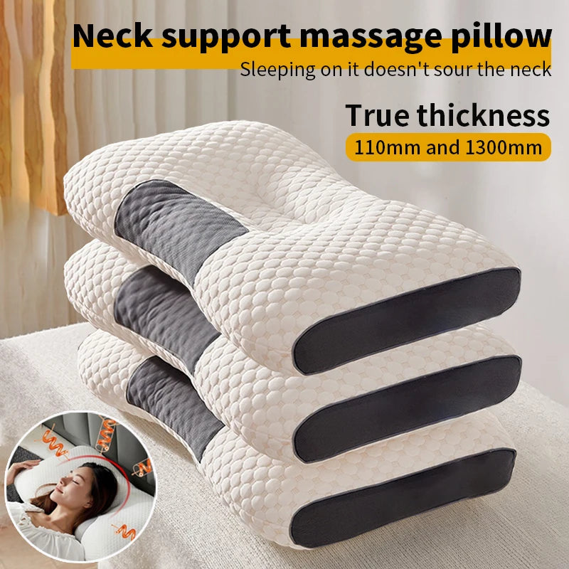 Orthopedic Neck Pillow – Soybean Fiber Support for Better Sleep and Neck Protection