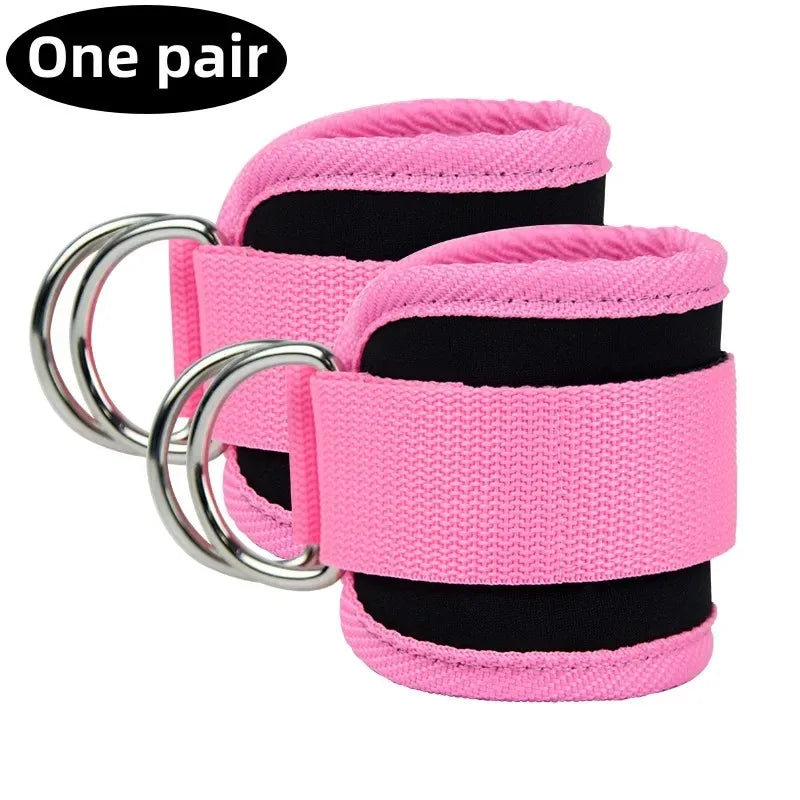 Ankle Strap Resistance Bands – Elastic Fitness Bands for Hip & Leg Strength, Home Training, Yoga, Pilates & Gym Workouts
