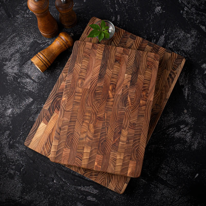 Premium Teak Wood Cutting Board – Large, Durable & Naturally Beautiful