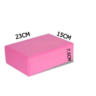 1pc High Density Yoga Foam Blocks Non-slip Solid Color Yoga Balance Fitness Dance Supplies For Yoga Pilates And Meditation