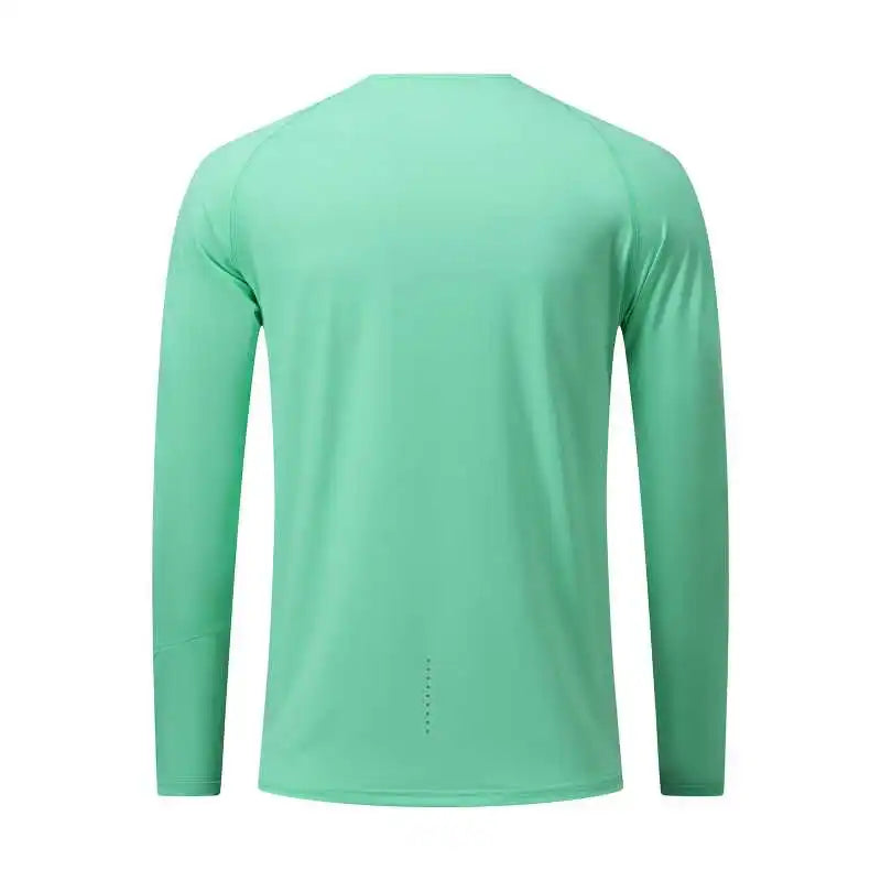 Men's Sun Shirts UPF 50+ UV Protection Long Sleeve Rash Guard Fishing Outdoor Quick Dry Lightweight