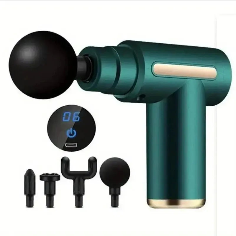 Mini Muscle Massage Gun – Portable Deep Tissue Percussion Massager for Body, Back, Neck, and Legs