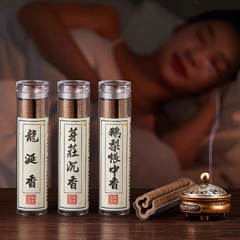 Pure Natural Disk Incense with Mini Burner – Plant Extract Aromatherapy for Meditation & Relaxation