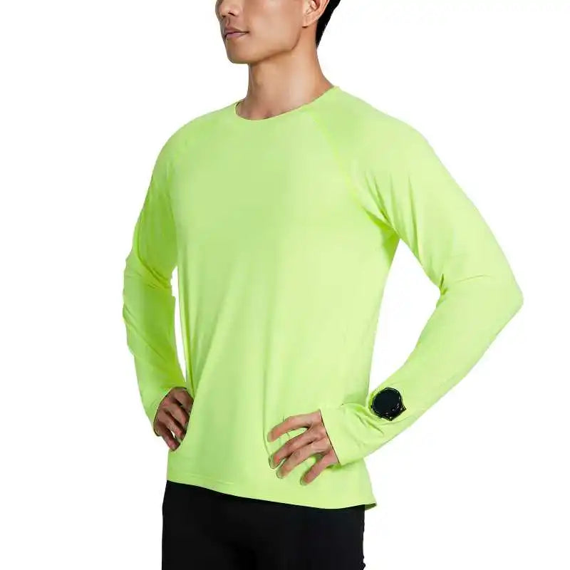 Men's Sun Shirts UPF 50+ UV Protection Long Sleeve Rash Guard Fishing Outdoor Quick Dry Lightweight