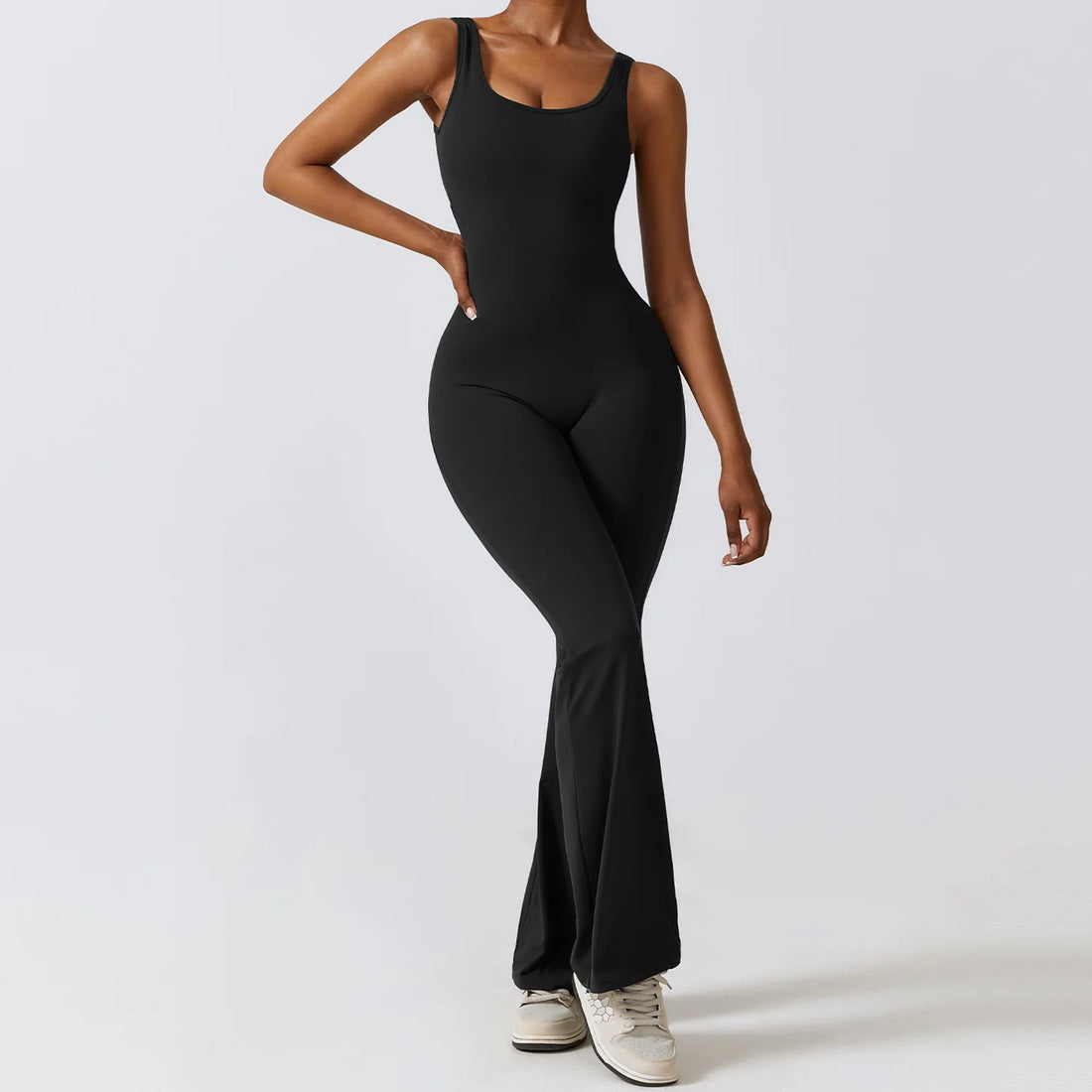 Women’s Gym Set Training Yoga Suit – Stretch Fitness Jumpsuit & Push-Up Workout Bodysuit
