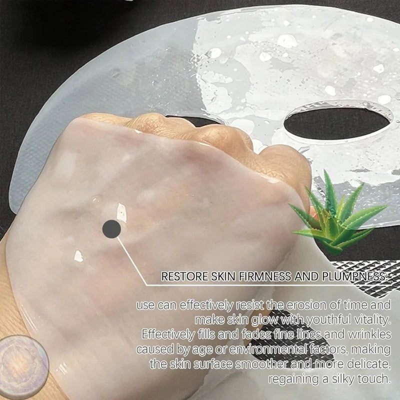 5/10/20PCS Bio Collagen Face Mask – Deep Hydrating, Pore Tightening, Brightening & Moisturizing Overnight Skin Care