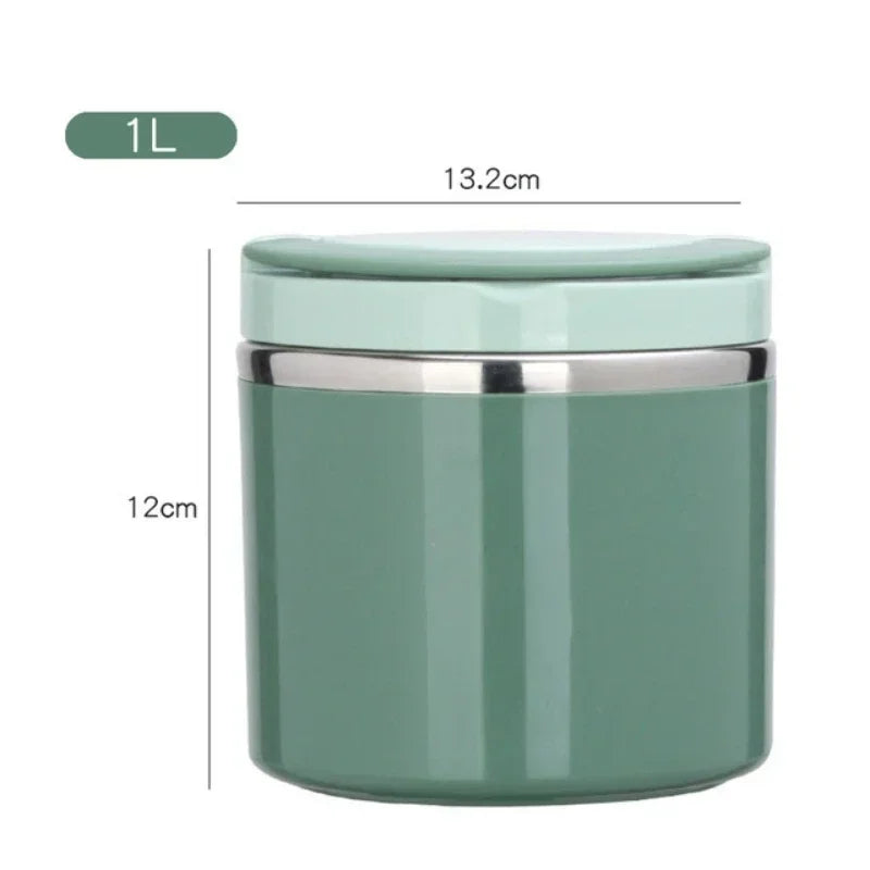 Stainless Steel Food Thermal Jar – 630/1000ml Insulated Lunch Container for Hot and Cold Meals