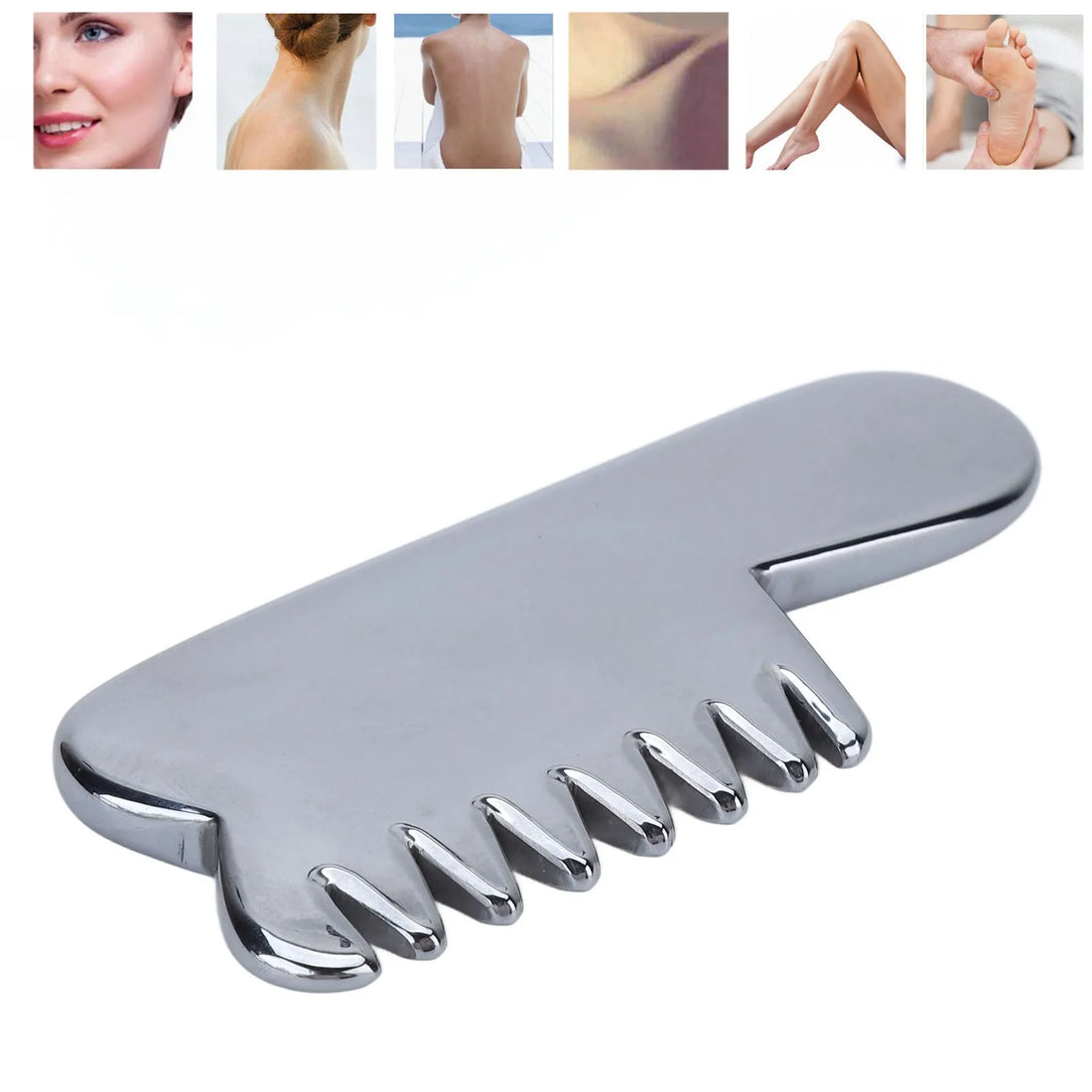 Comb Natural Terahertz Massage Lightweight Portable Shaving V Face Beauty Comb V Face Grooming Comb Terahertz Comb