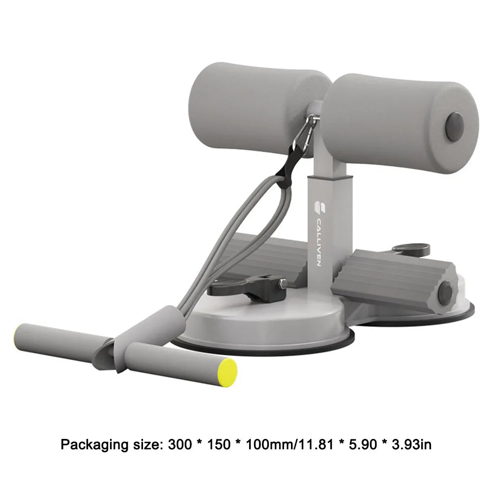 Workout Abs Trainer with 2 Suction Cups Self-Suction Abs Machine 3 Gear Height Multifunctional Non-Slip Fitness Beauty Equipment