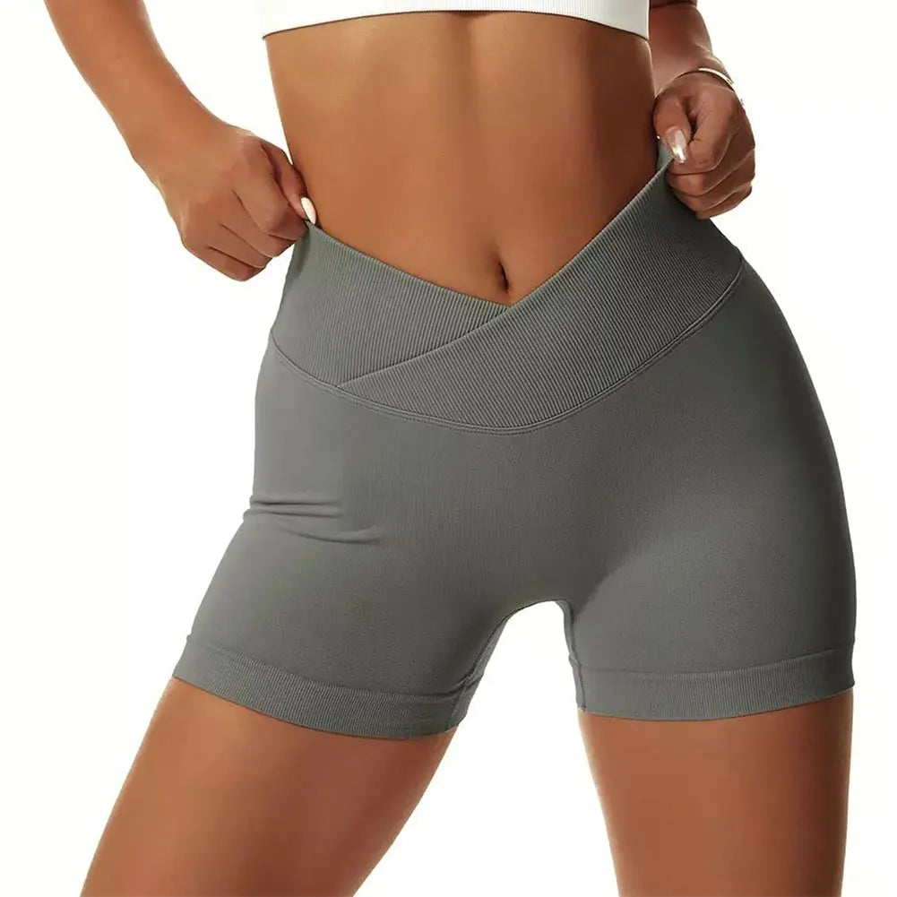 Workout Shorts for Women High Waisted Running Shorts Tummy Control Exercise Fitness Shorts for Gym Running Workout Athletic