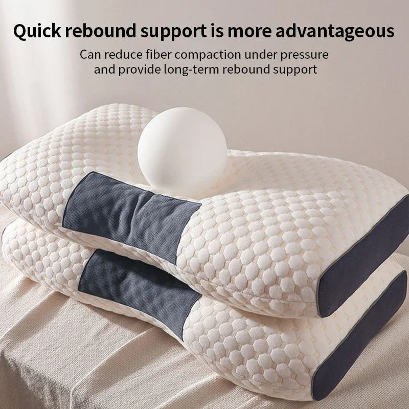 Orthopedic Neck Pillow – Soybean Fiber Support for Better Sleep and Neck Protection