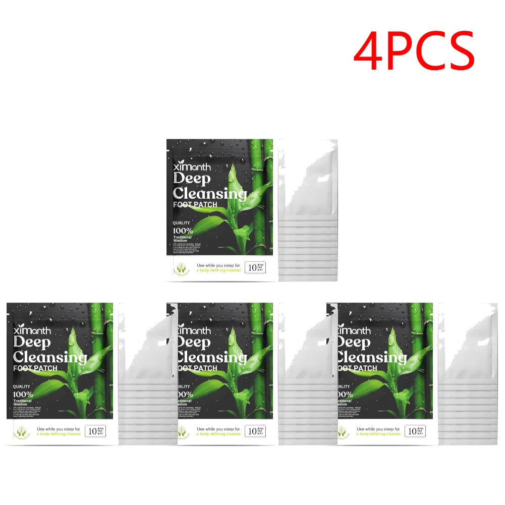 Natural Herbal Detox Foot Patches – 10-100PCS with Wormwood & Artemisia for Body Cleansing & Stress Relief