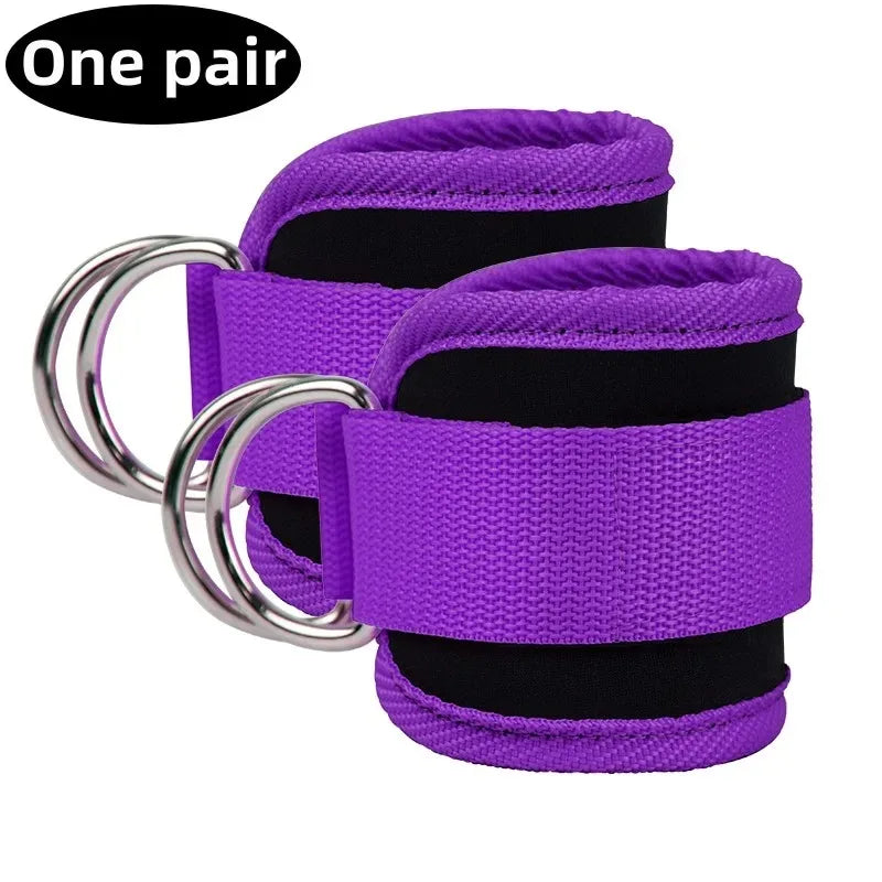 Ankle Strap Resistance Bands – Elastic Fitness Bands for Hip & Leg Strength, Home Training, Yoga, Pilates & Gym Workouts