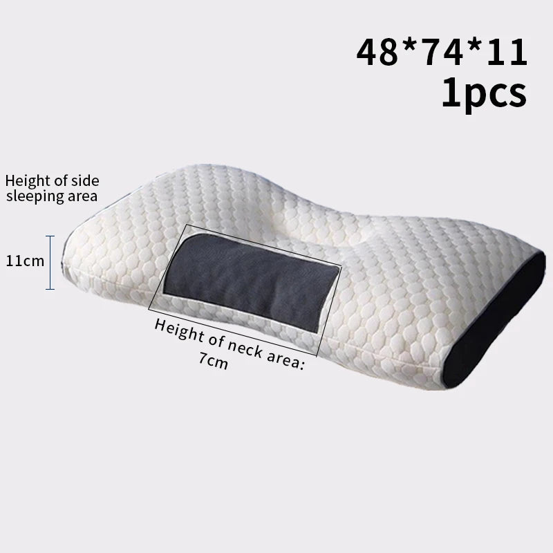 Orthopedic Neck Pillow – Soybean Fiber Support for Better Sleep and Neck Protection