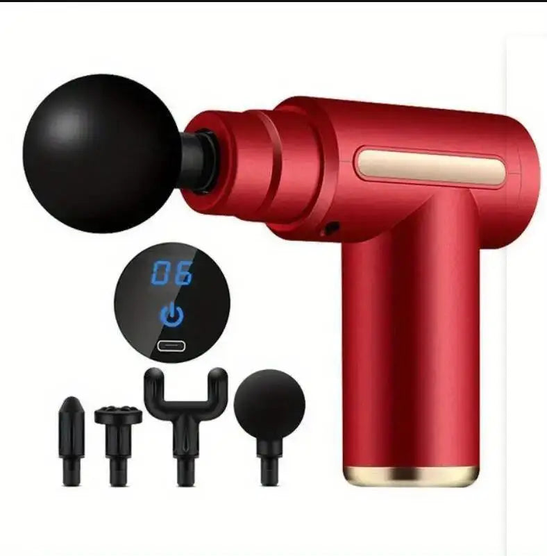 Mini Muscle Massage Gun – Portable Deep Tissue Percussion Massager for Body, Back, Neck, and Legs