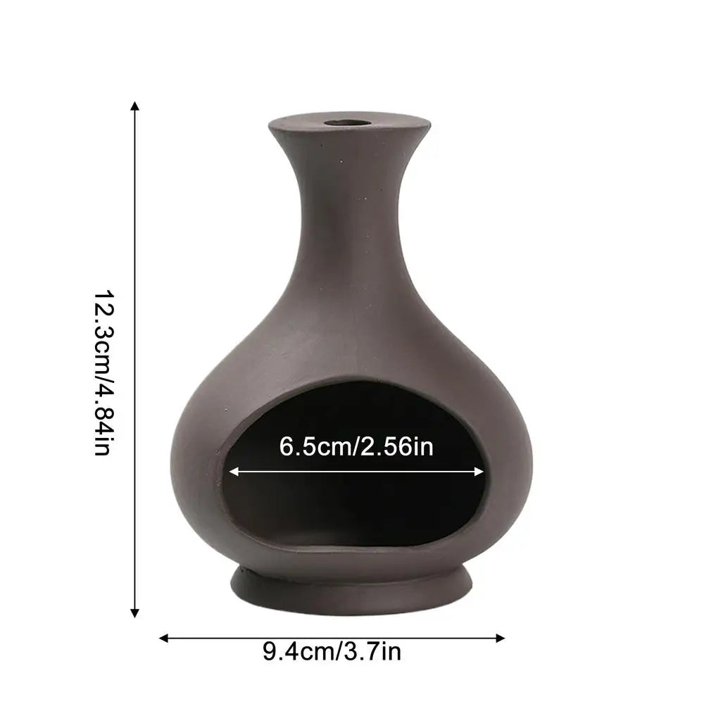 Handmade Ceramics Palo Santo Holder Sages Stick Dish Smudge Bowl Cone Incense Burner Chimenea Yoga Meditation Zen Decoration