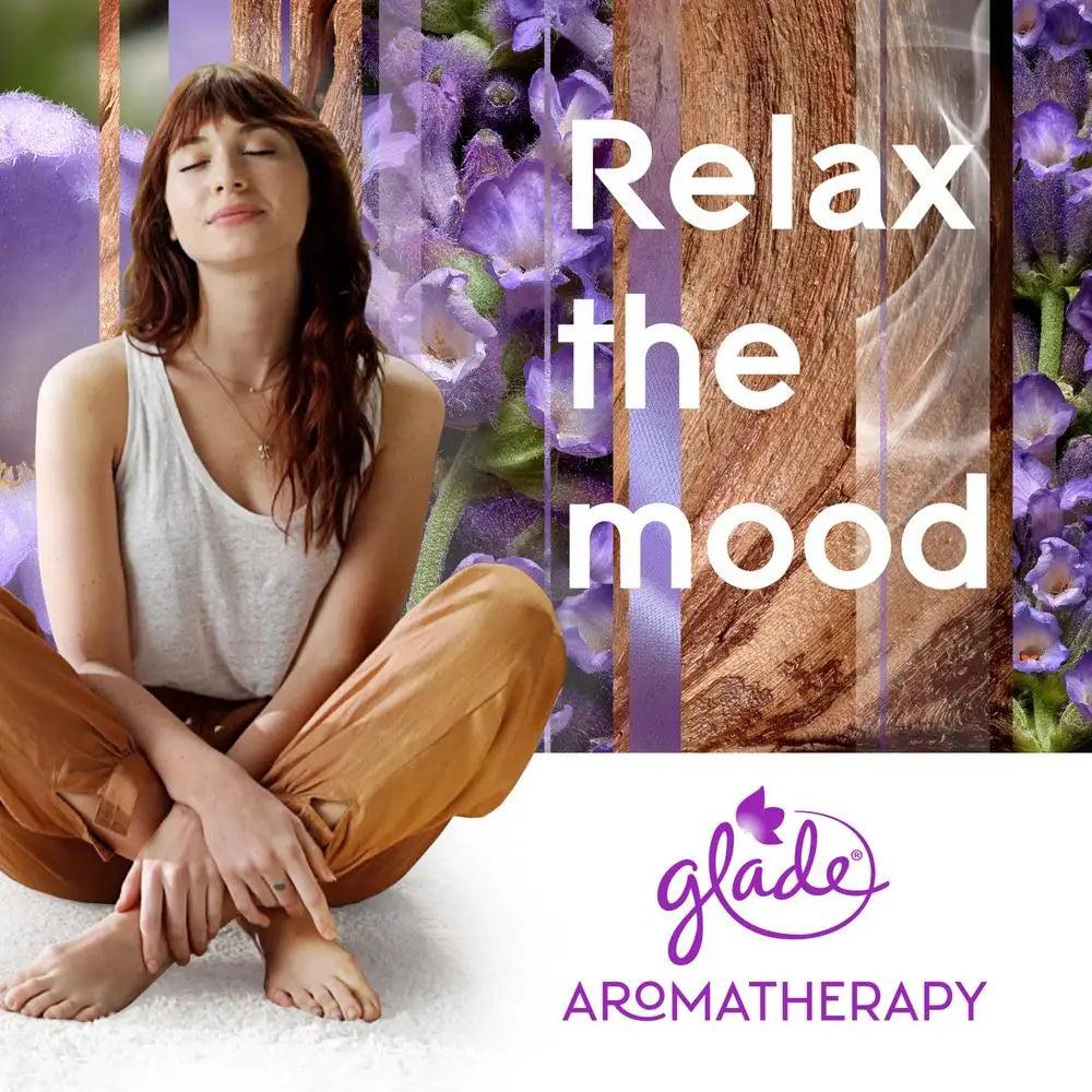 Aromatherapy Essential Oil Diffuser USB Mist Air Freshener Relaxing Lavender Sandalwood Refill Mood Light Control 60 Days