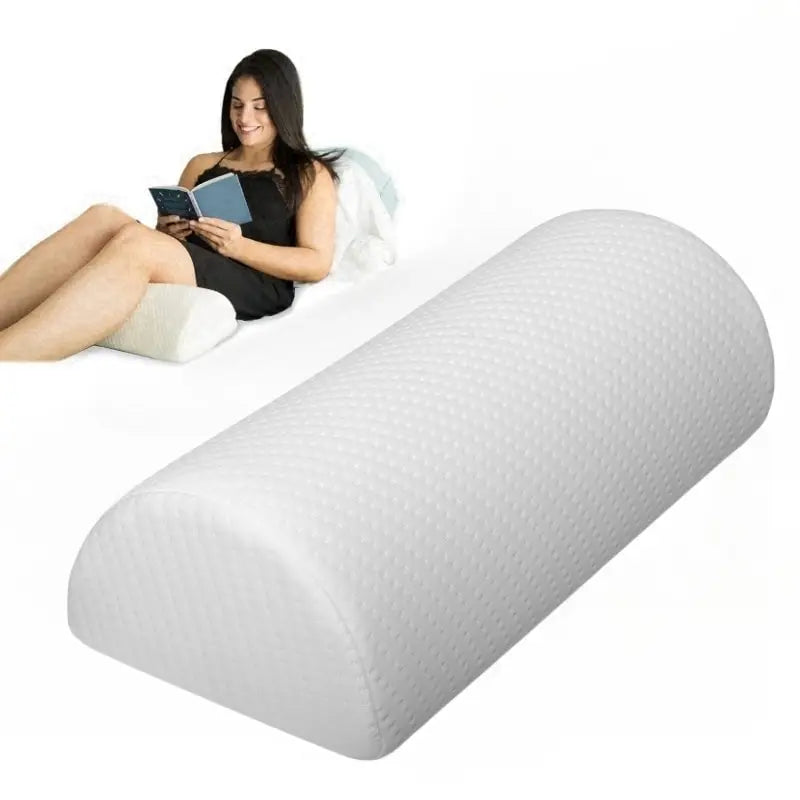 Comfort Bolster Pillow – Memory Foam Support for Legs, Back, Head, and Lumbar Relief