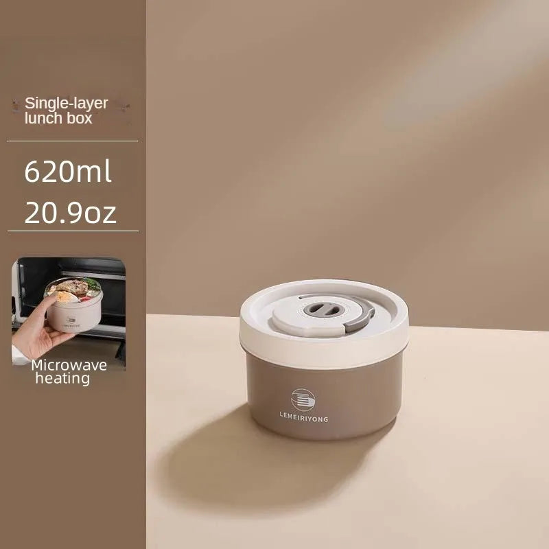 Portable Insulated Lunch Box Set – Stackable Stainless Steel Bento Containers for Fresh & Convenient Meals Anywhere