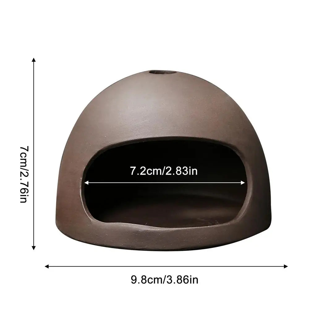 Handmade Ceramics Palo Santo Holder Sages Stick Dish Smudge Bowl Cone Incense Burner Chimenea Yoga Meditation Zen Decoration