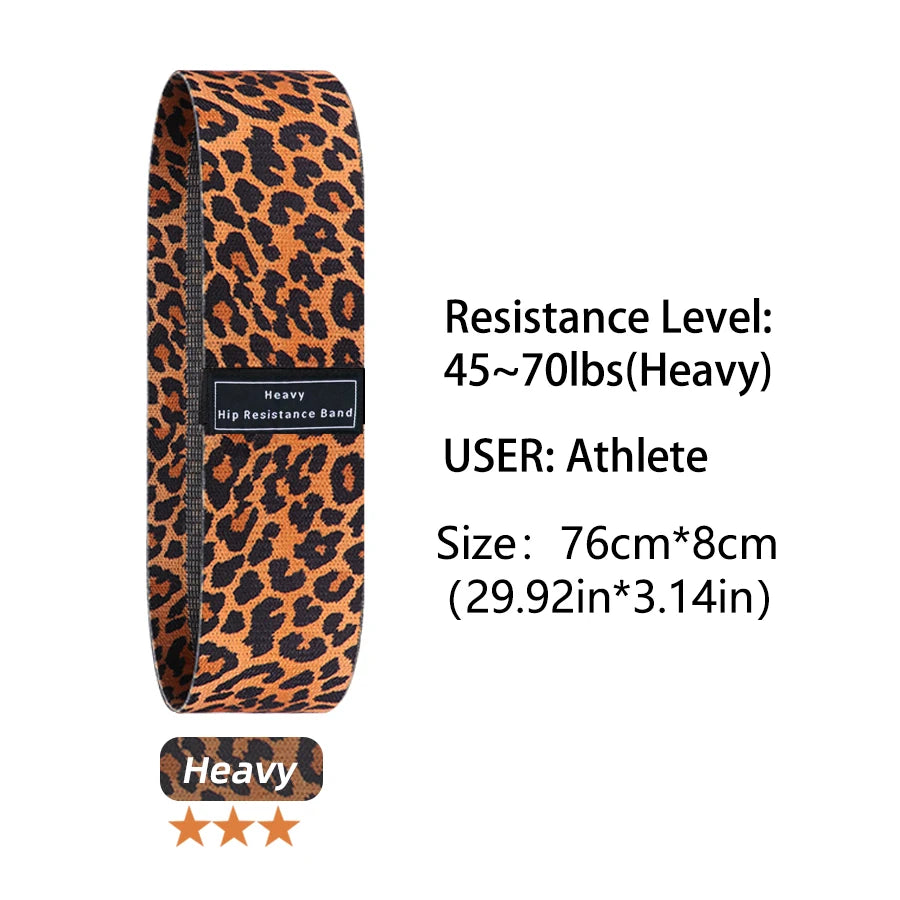 Fabric Resistance Hip & Booty Bands – Elastic Glute, Thigh, and Squat Workout Loops for Home Fitness, Yoga & Gym Training